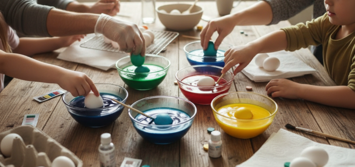 Как покрасить яйца на Пасху идеально