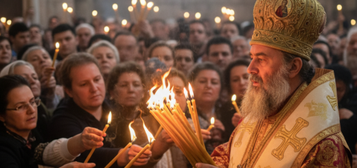 Благодатный огонь в Иерусалиме